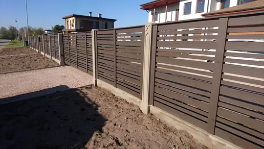 Horizontālie koka žogi — 36