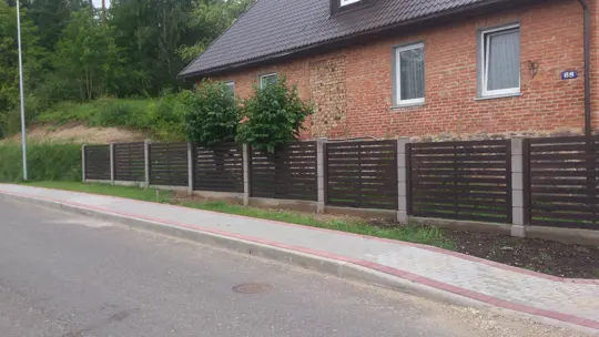 Horizontālie koka žogi — 46
