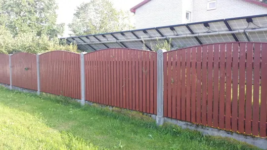 Vertikālie koka žogi — 53